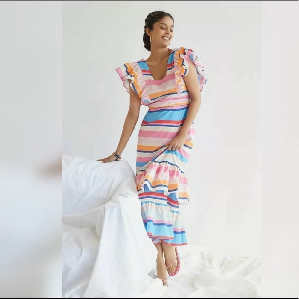 Tracy Reese Anthropologie colorful, fun dress